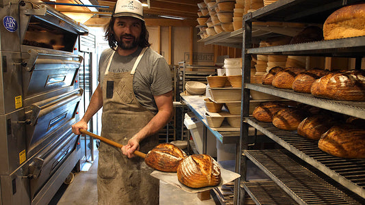 Watch this sourdough master bake bread from start to finish