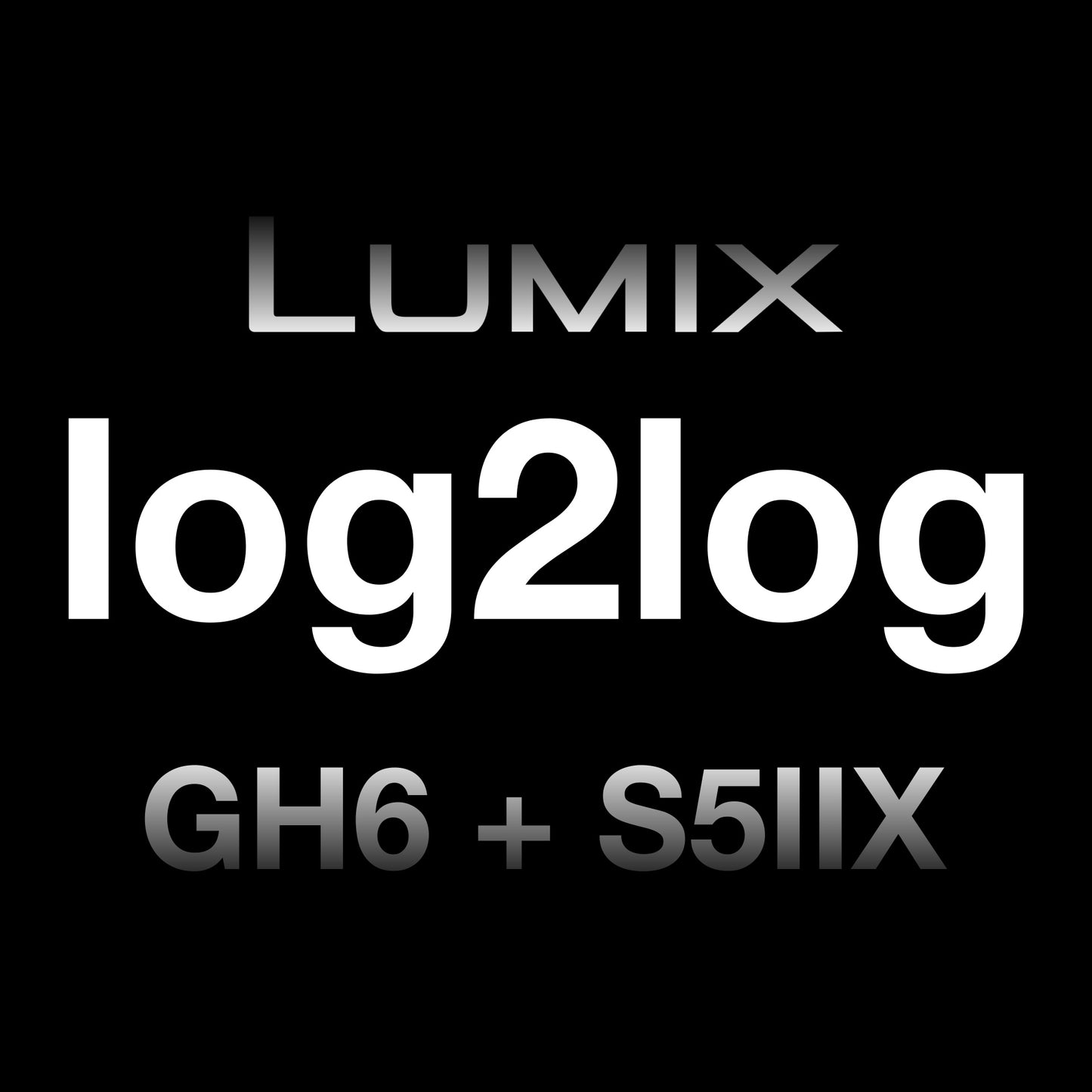 LUMIX LOG2LOG LUT CONVERSIONS